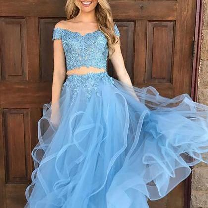 A-line/princess Sleeveless Off-the-shoulder Tulle..